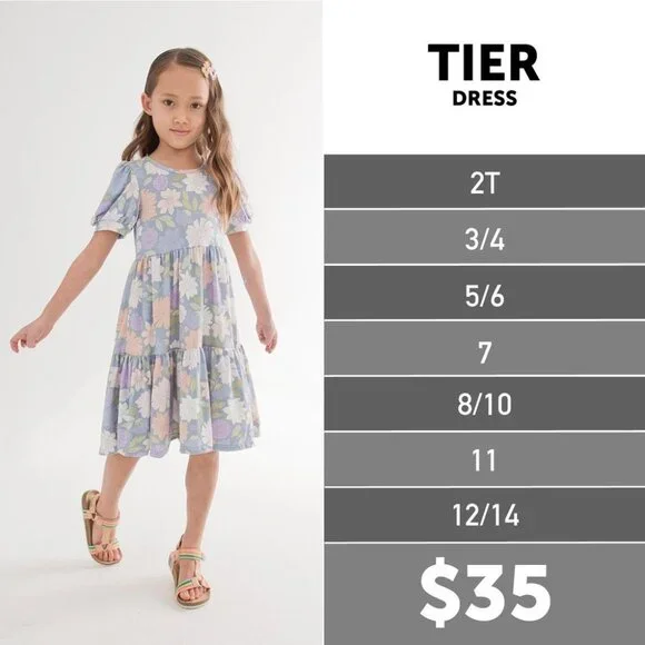 Dot Dot Smile Tier Dress - Size 7 - Picture 6 of 6